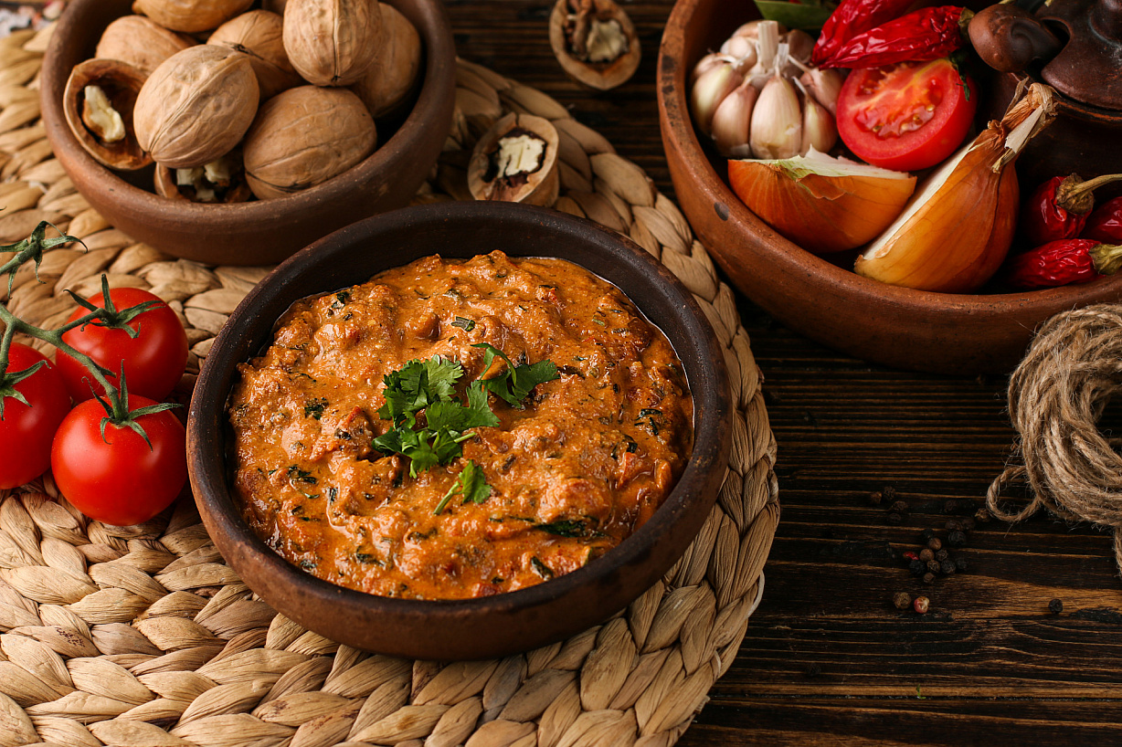 Харчо из телятины с орехами